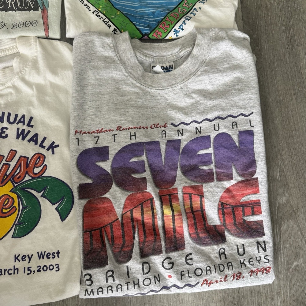 Vintage Lot of 16 Rare Key West Marathon Race Running Shirts Tees 5k, 7 Mile - Picture 15 of 16